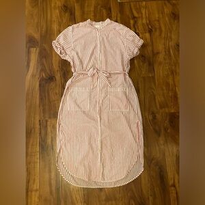 Xirena striped dress with pockets boho beach coverup